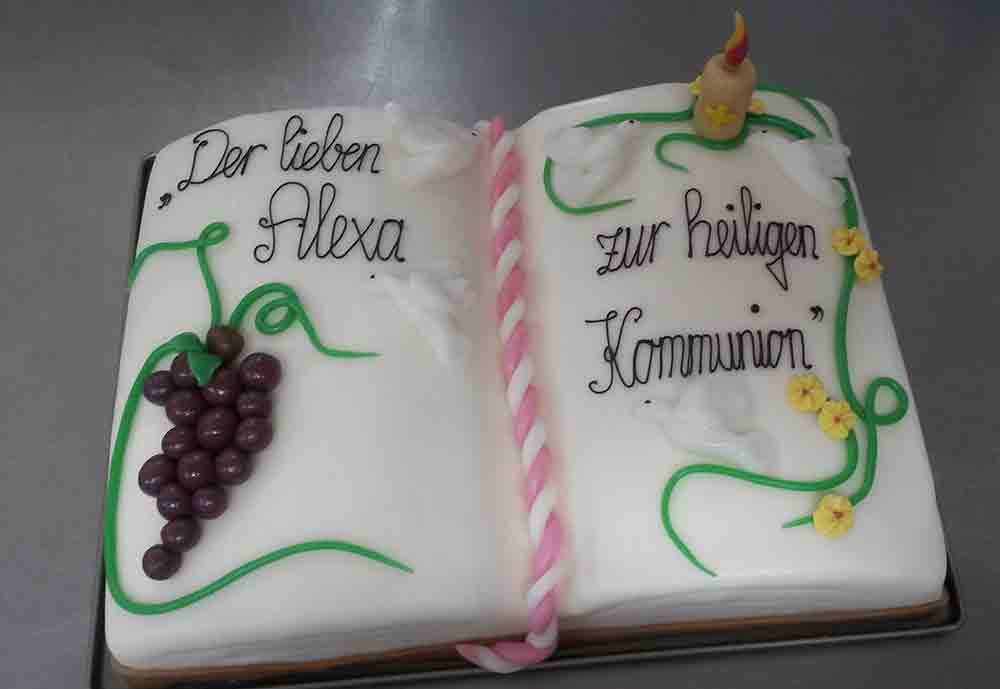 Bäckerei Fischerkeller Putzbrunn - Torte zur Kommunion