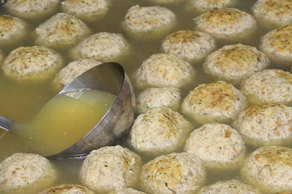 Bäckerei Fischerkeller Putzbrunn - Mittagessen, Semmelknödel